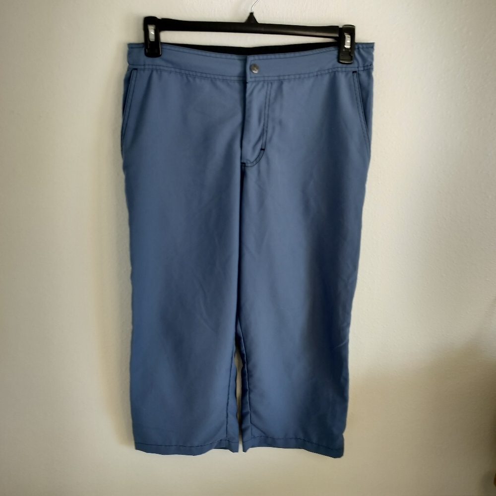 PrAna‎ Womens Capri Pants Size M Blue/Grey Y2K Gorpcore Vintage outdoor
